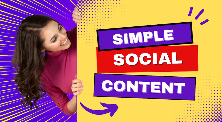 Simple Social Content